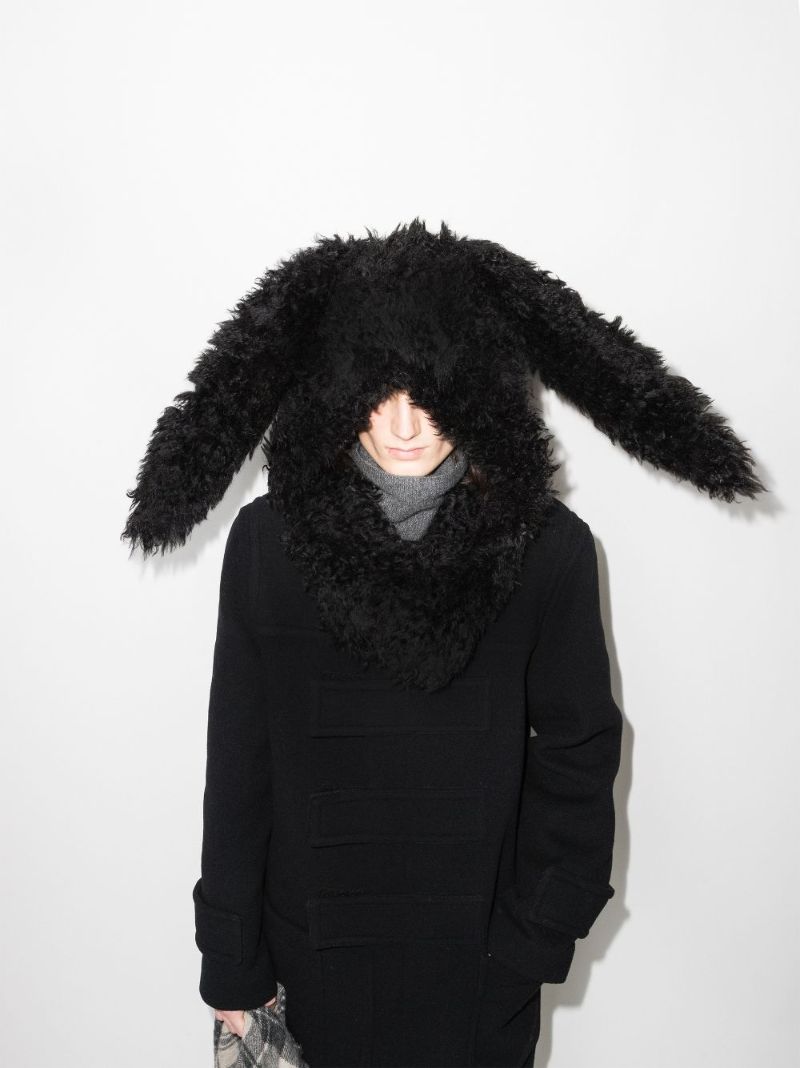 Bunny Ear Hood Duffle Coat