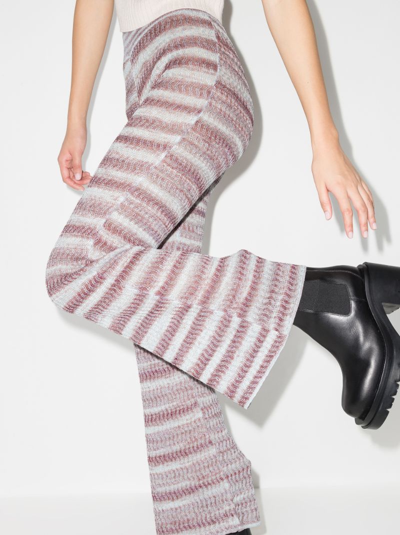 Mirage Striped Knit Trousers