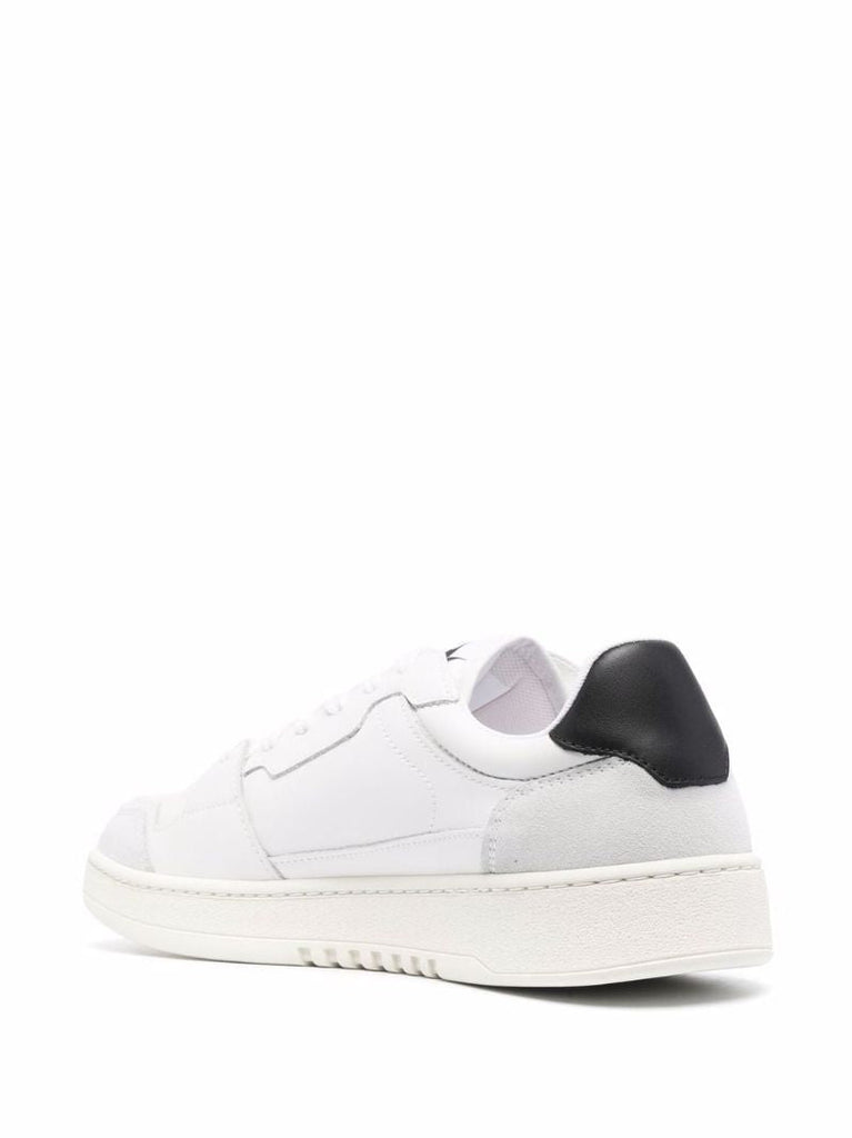 White A-dice Leather Sneakers