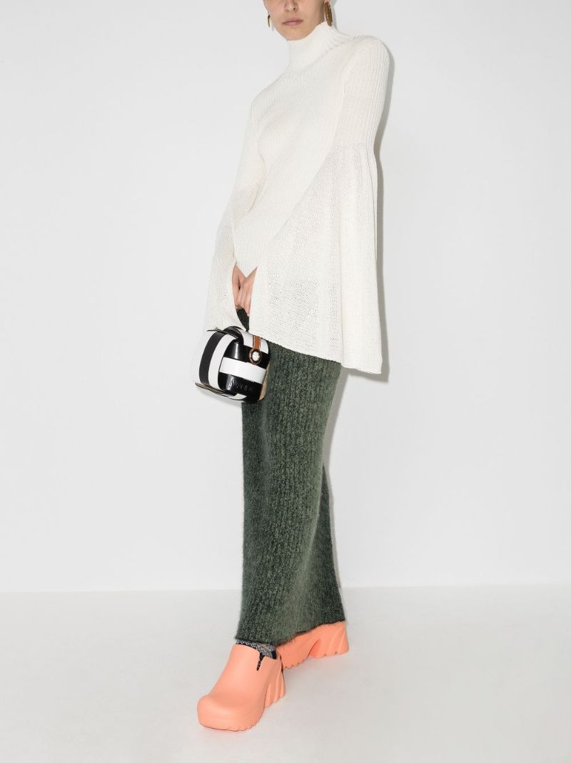 Bell Sleeve Cotton Sweater