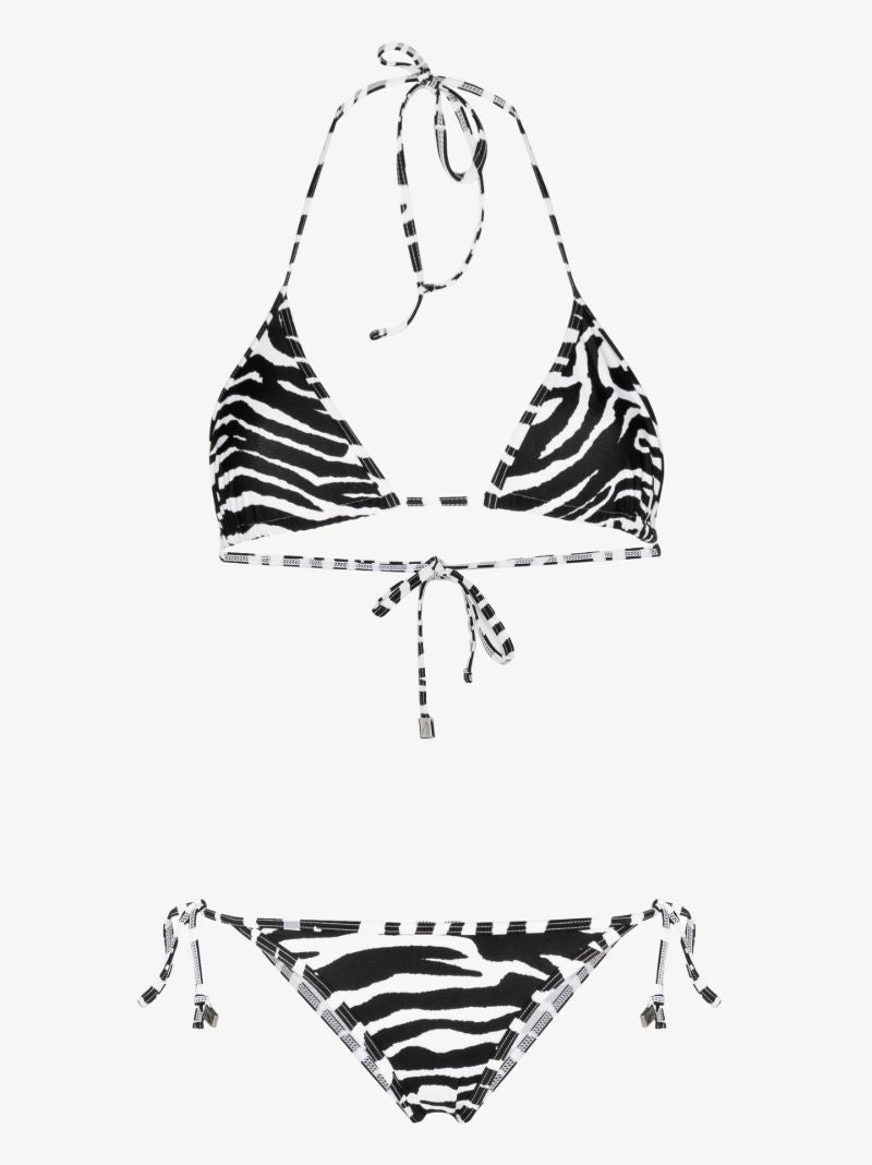 Zebra Print Triangle Bikini