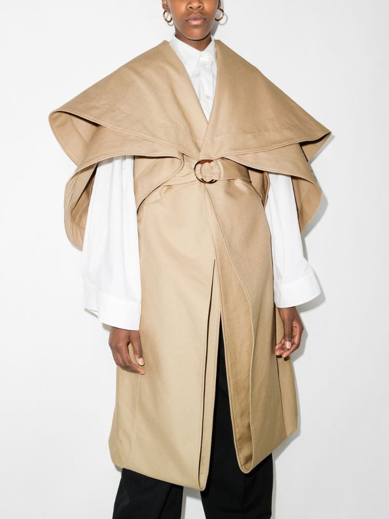 Belted Layered Coat