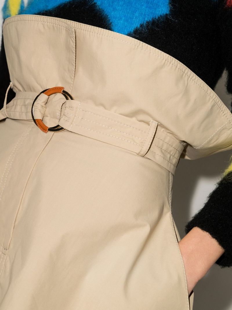Paper Bag Waist Mini Skirt