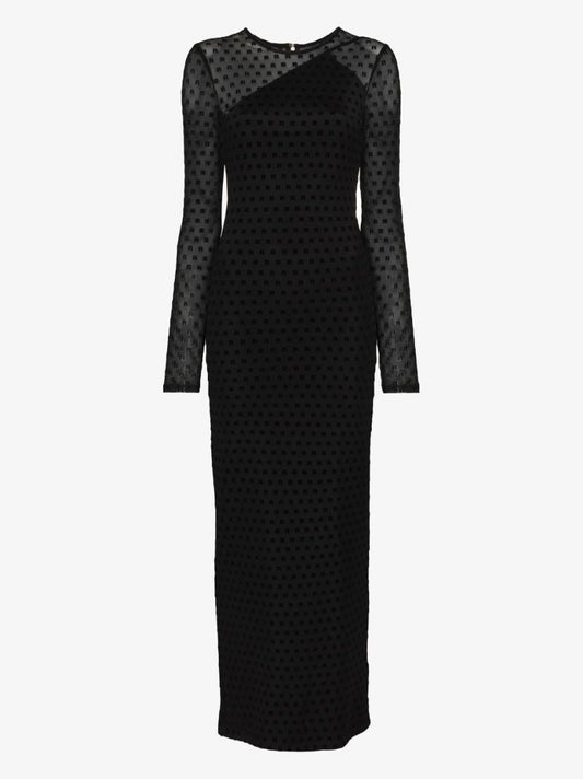 Isadora Mesh Midi Dress