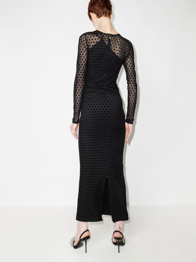 Isadora Mesh Midi Dress