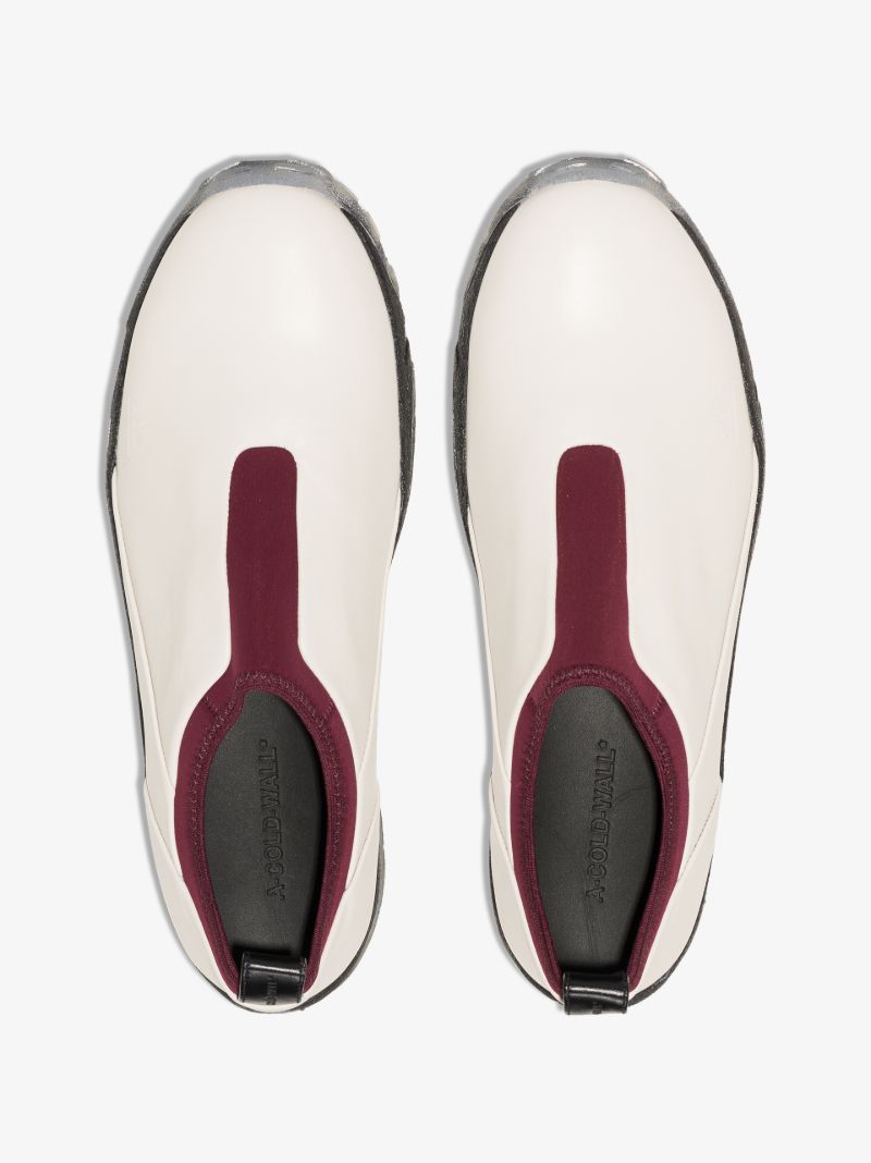 White Dirt Slip-on Sneakers