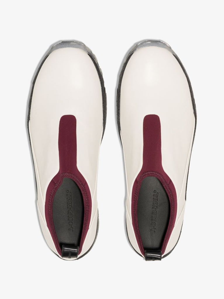 White Dirt Slip-on Sneakers
