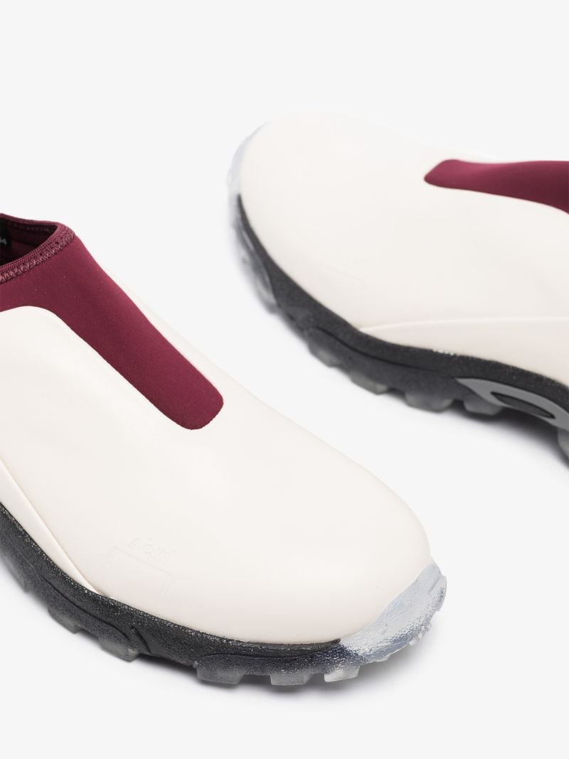 White Dirt Slip-on Sneakers