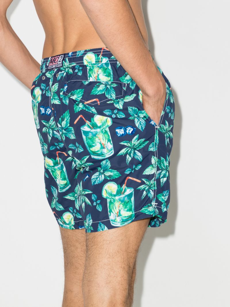 Mojito Taste Print Swim Shorts