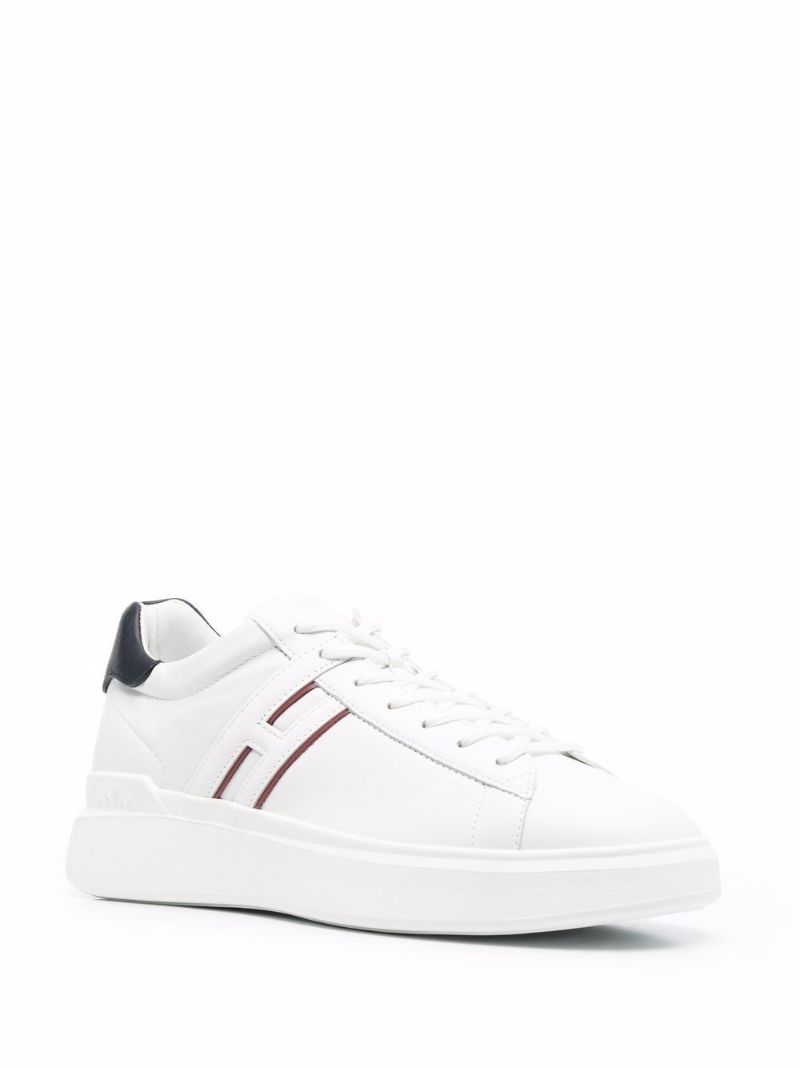 White H580 Leather Sneakers