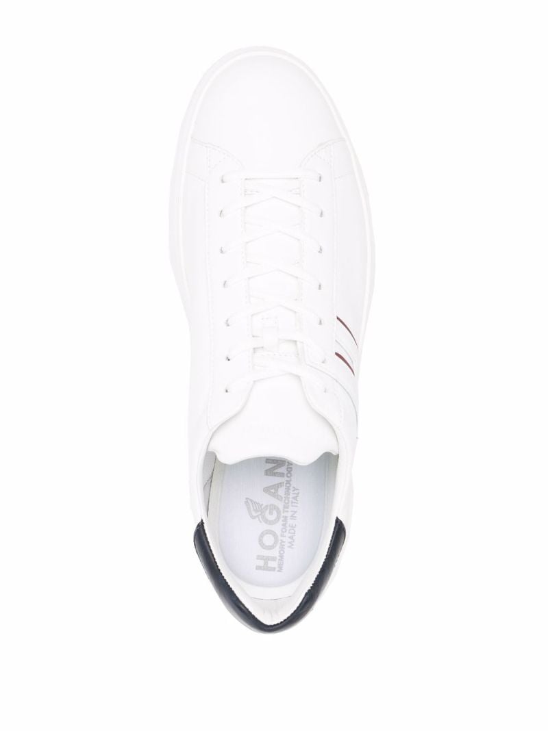 White H580 Leather Sneakers