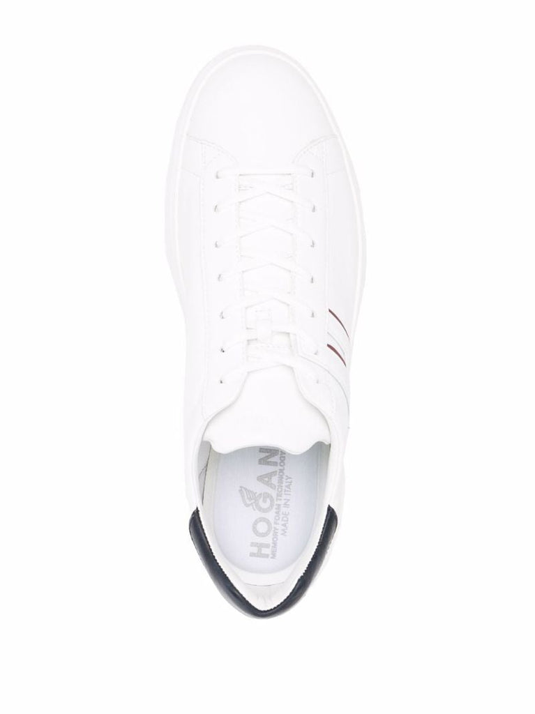 White H580 Leather Sneakers