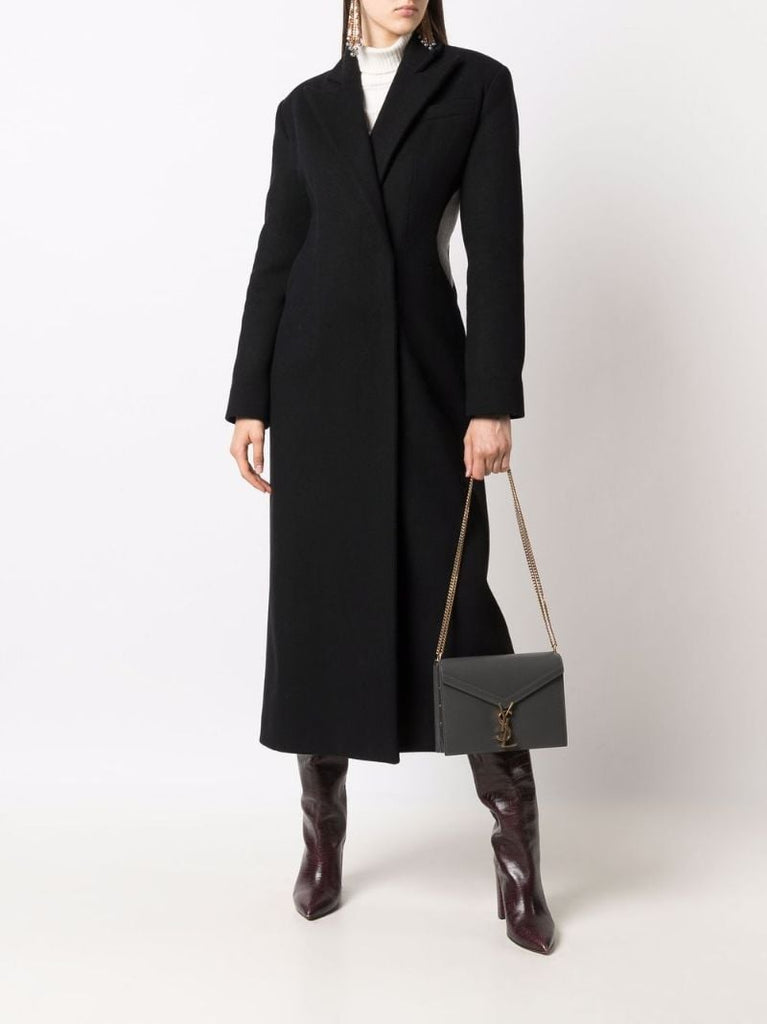 Slp Med Cassandra Gld Hw Lthr Shldr Bag