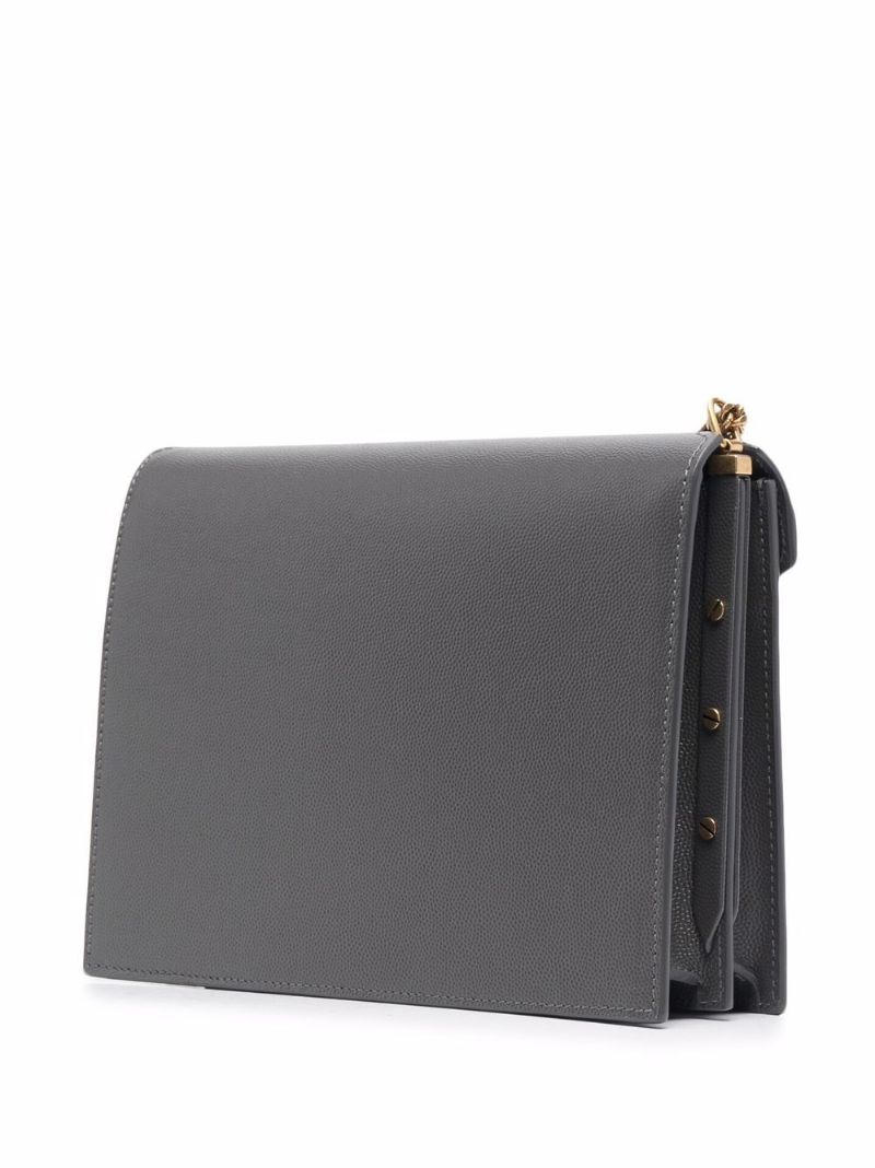 Slp Med Cassandra Gld Hw Lthr Shldr Bag