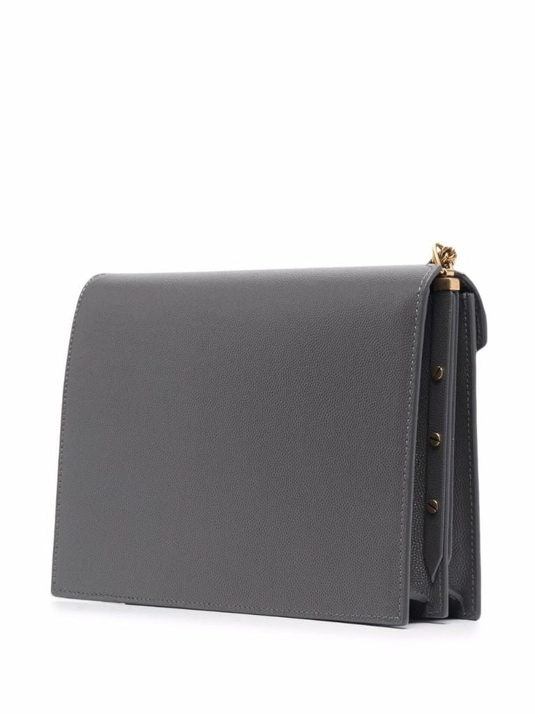 Slp Med Cassandra Gld Hw Lthr Shldr Bag