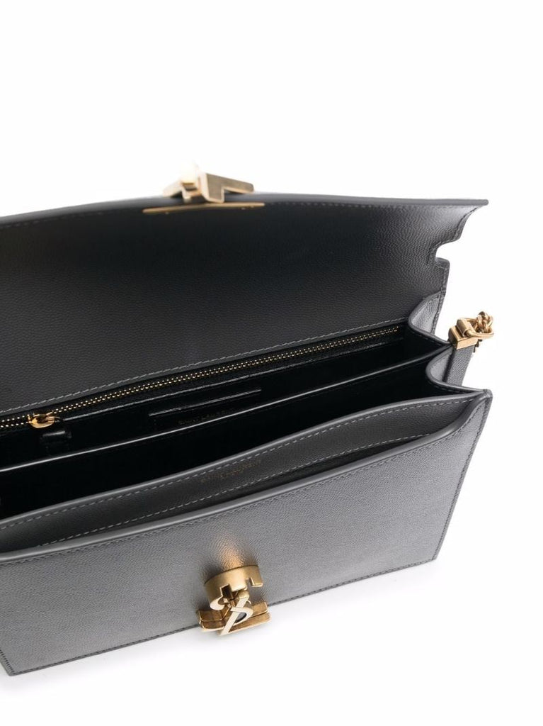 Slp Med Cassandra Gld Hw Lthr Shldr Bag