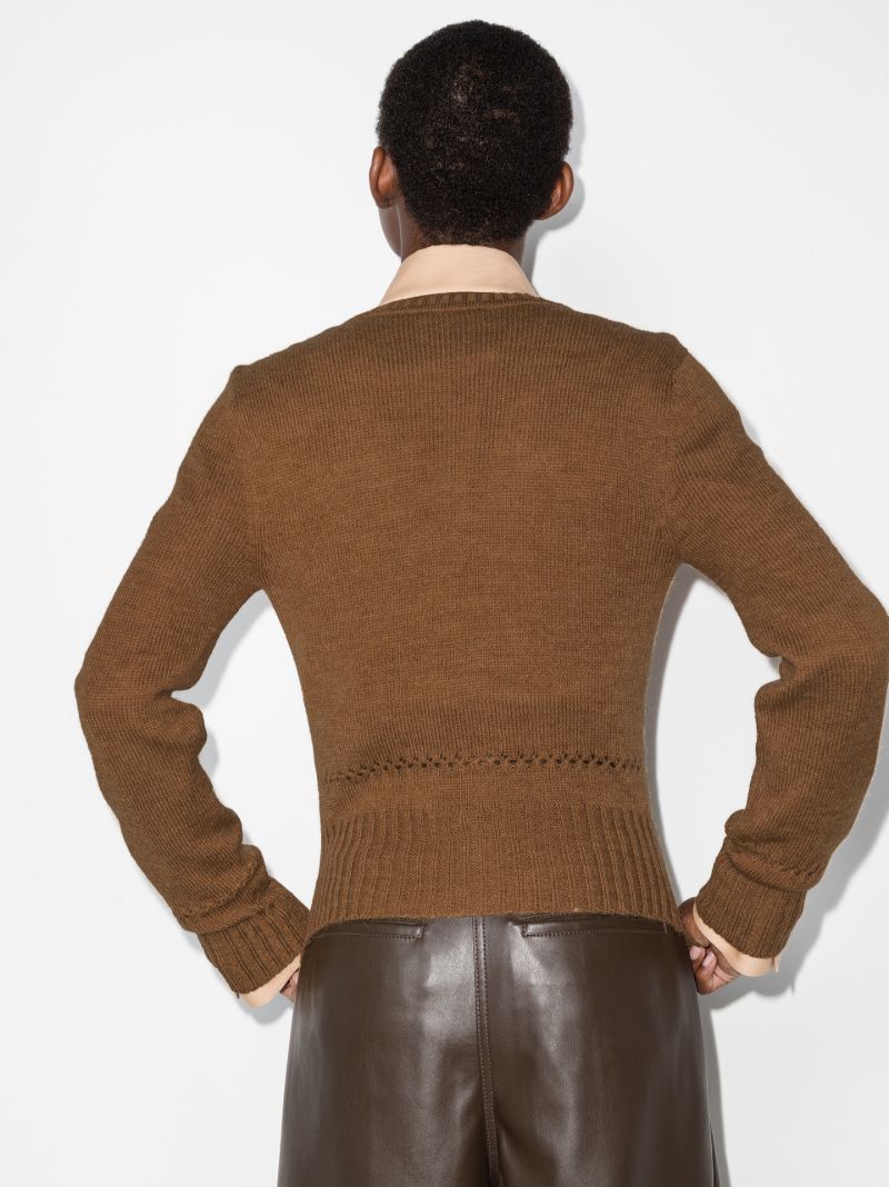V-neck Knit Cardigan