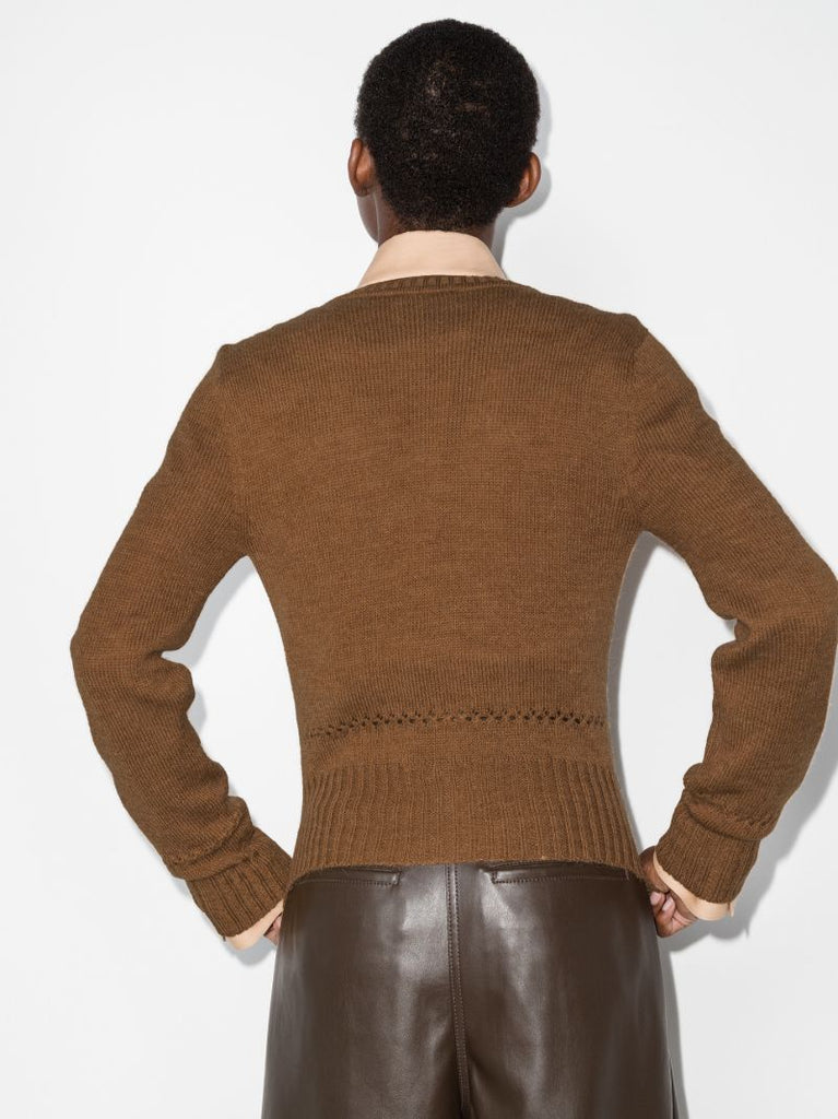V-neck Knit Cardigan