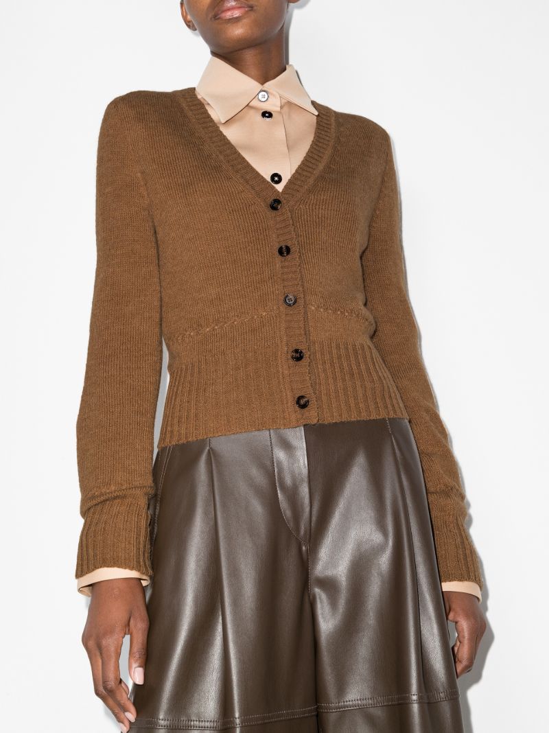 V-neck Knit Cardigan