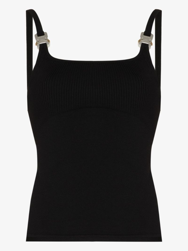 Buckle-embellished Disco Top