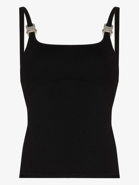 Buckle-embellished Disco Top