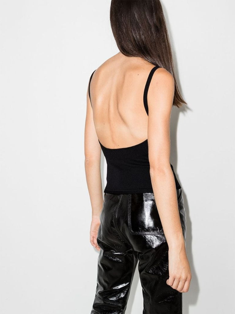 Buckle-embellished Disco Top