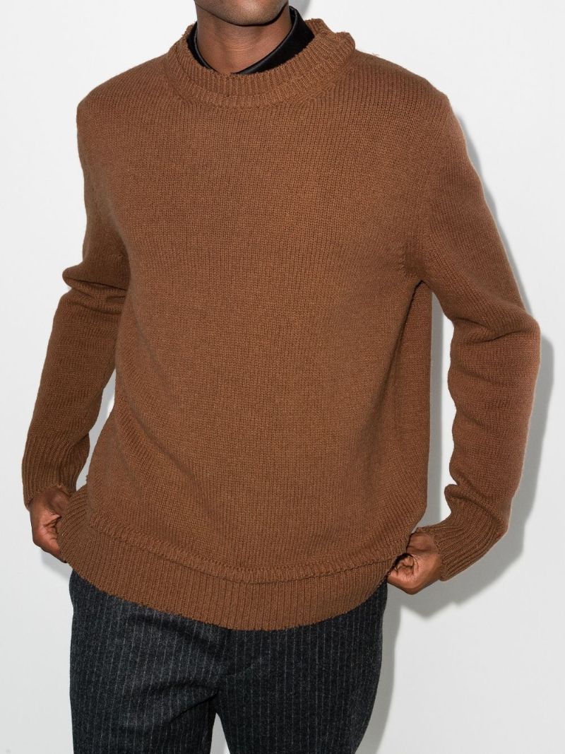 Elbow Patch Wool Sweater
