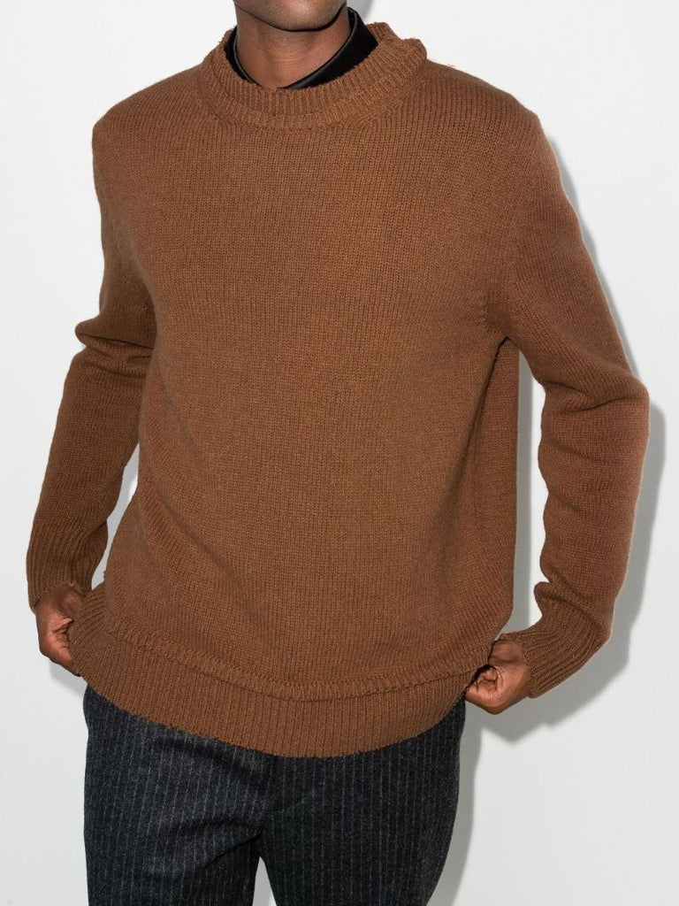 Elbow Patch Wool Sweater