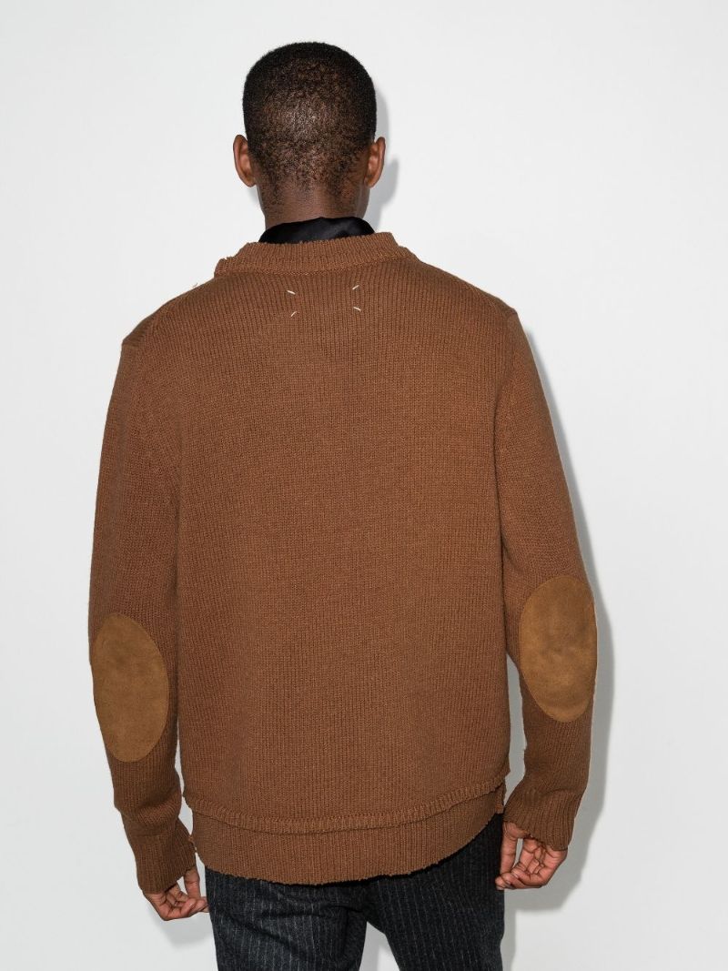 Elbow Patch Wool Sweater