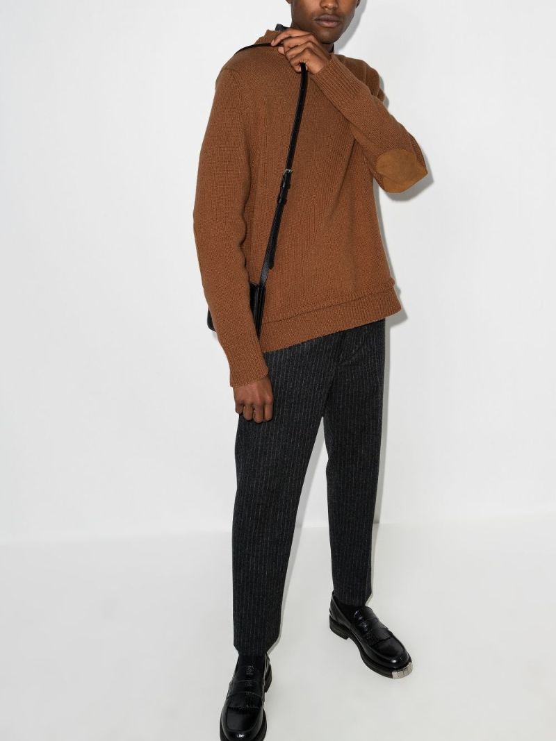 Elbow Patch Wool Sweater