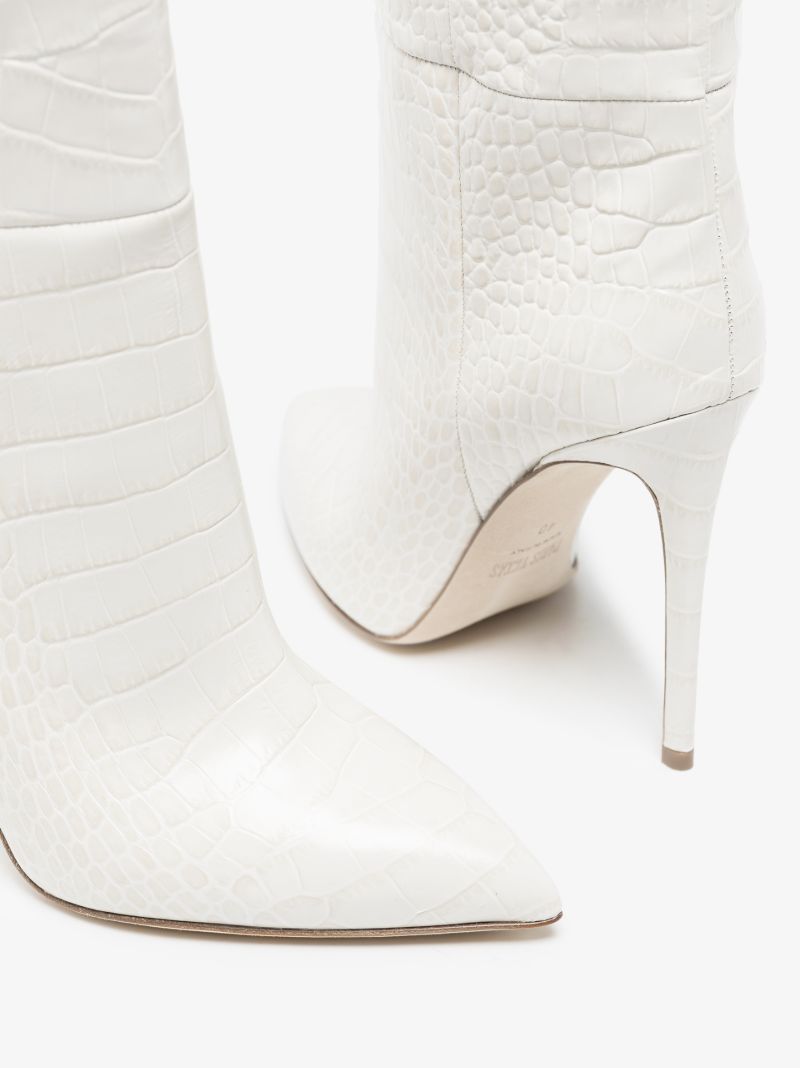 Neutral 105 Knee-high Embossed Leather Boots