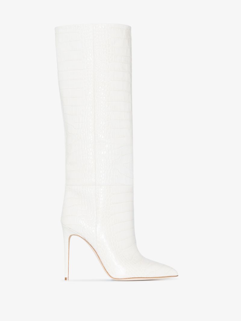 Neutral 105 Knee-high Embossed Leather Boots