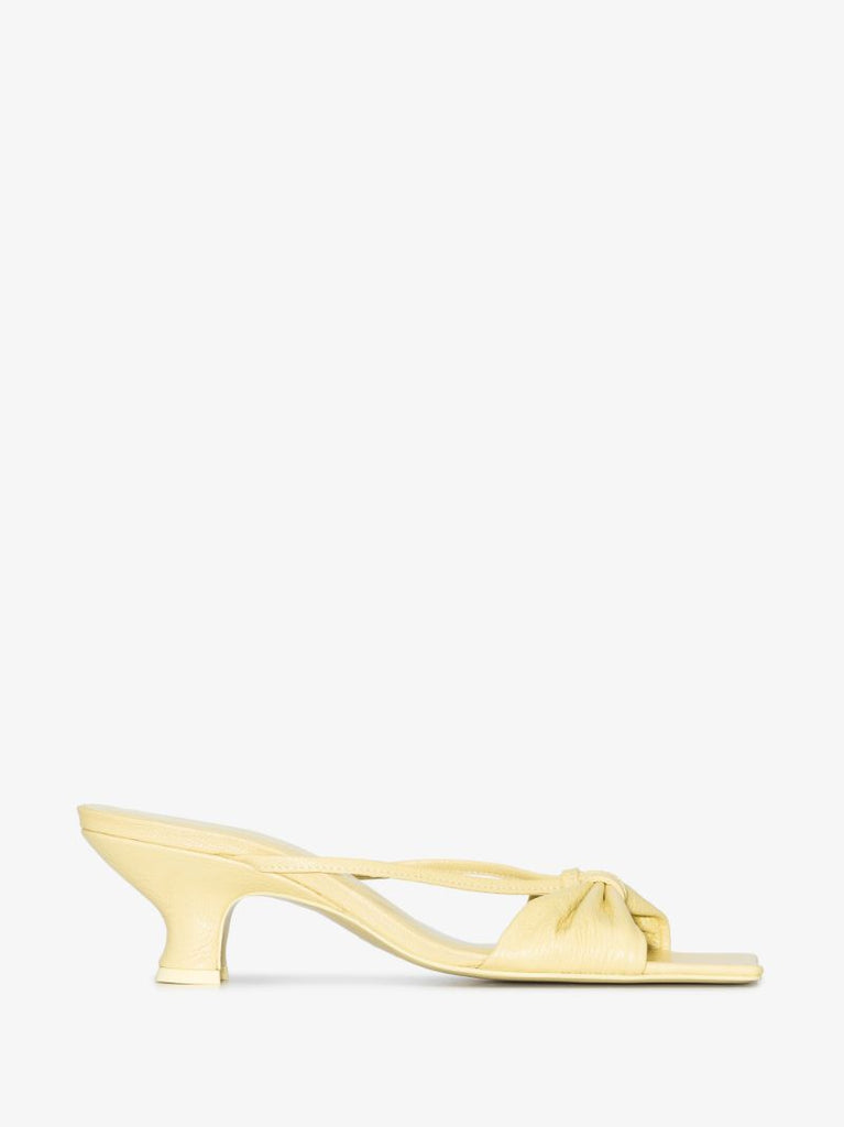 Yellow Freya 50 Leather Sandals