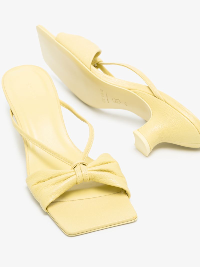 Yellow Freya 50 Leather Sandals