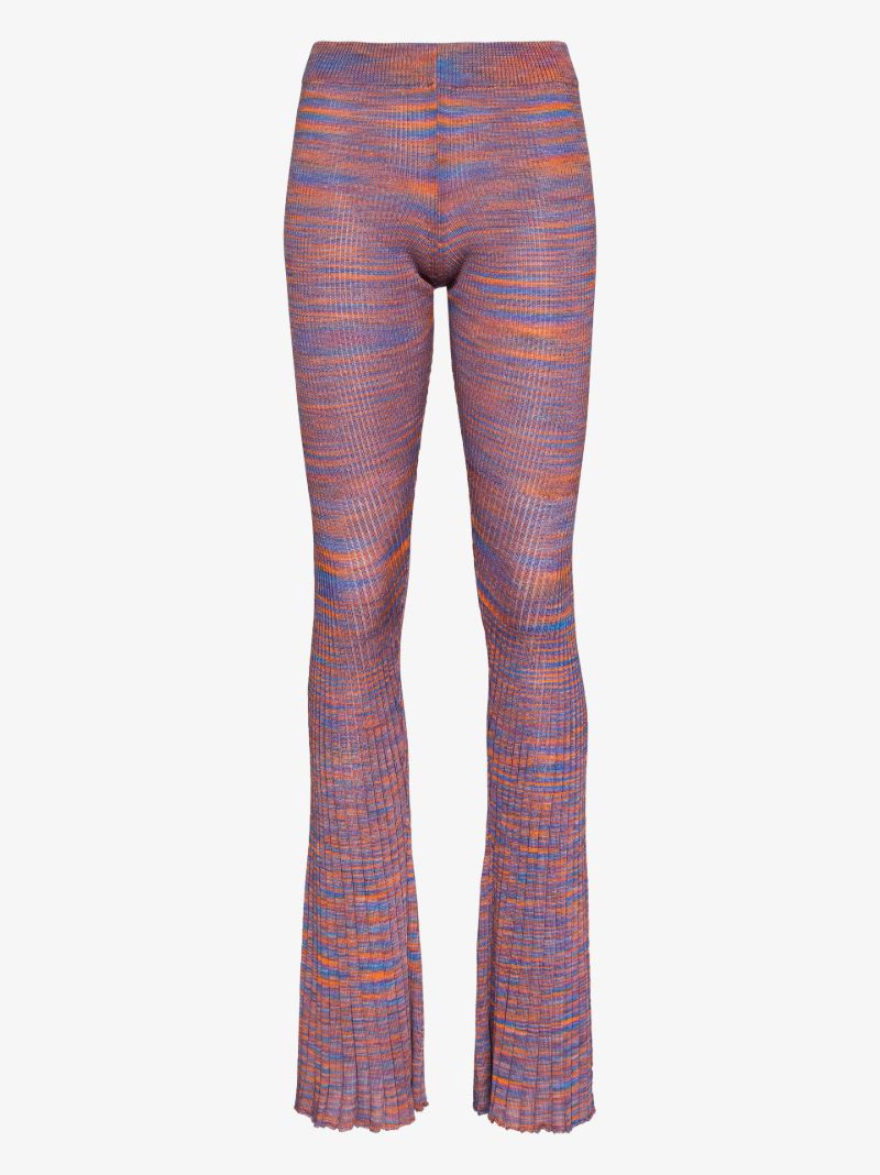 Jelly Knitted Flared Trousers
