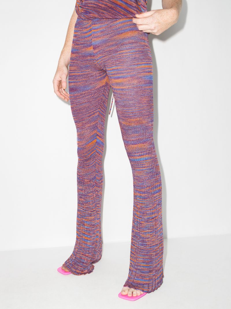 Jelly Knitted Flared Trousers