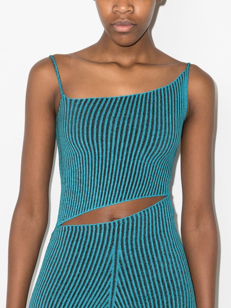 Parallel Knitted Tank Top