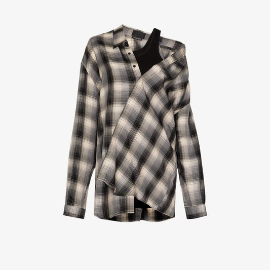 Valery Layered Checked Shirt