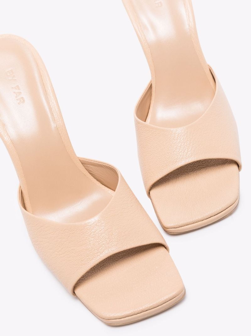 Neutral Mora 90 Leather Mules