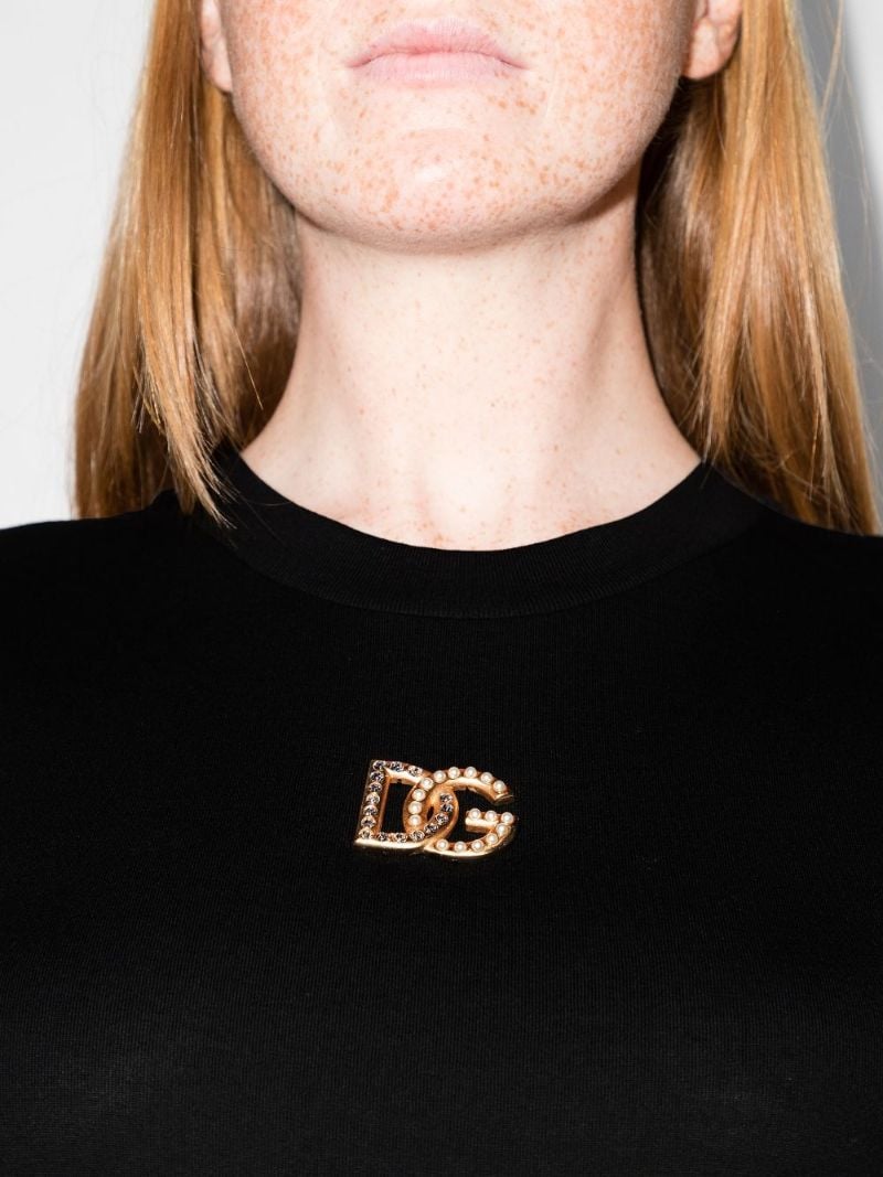 Embellished Logo T-shirt