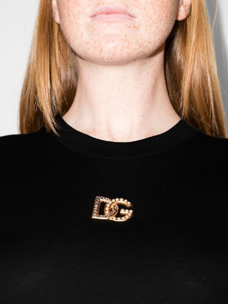 Embellished Logo T-shirt