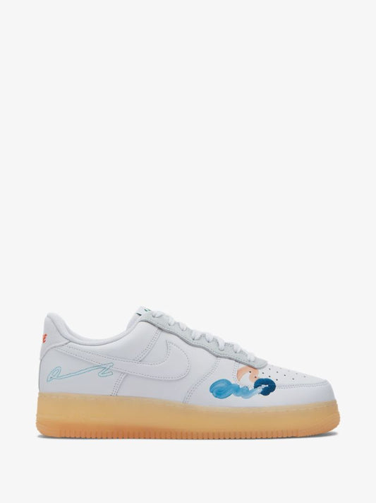 White Flyleather Air Force 1 Sneakers
