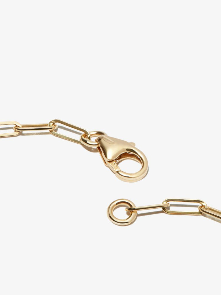 18k Yellow Gold Scorpio Super Fine Clip Chain Bracelet