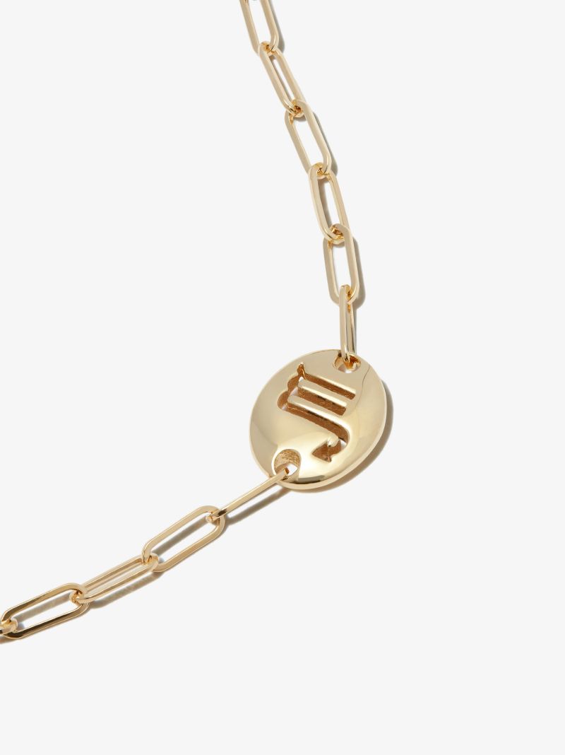 18k Yellow Gold Scorpio Super Fine Clip Chain Bracelet