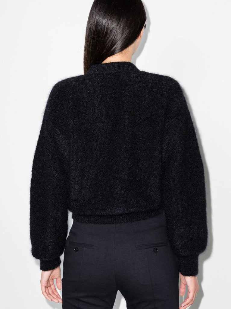 Pearl Button Cropped Cardigan
