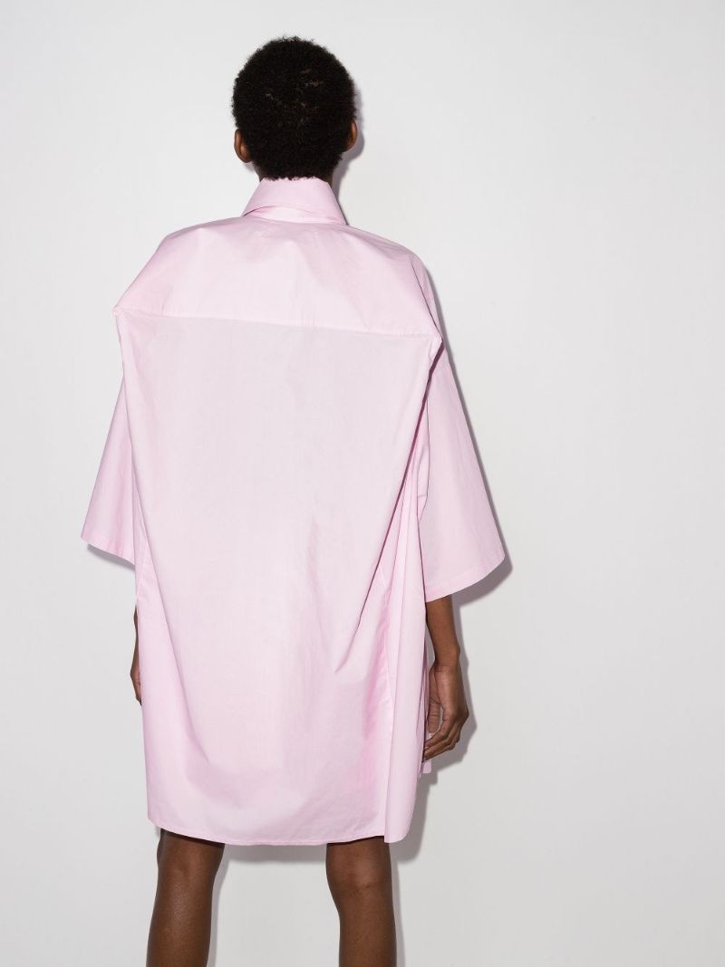 Logo-embroidered Boxy Shirt