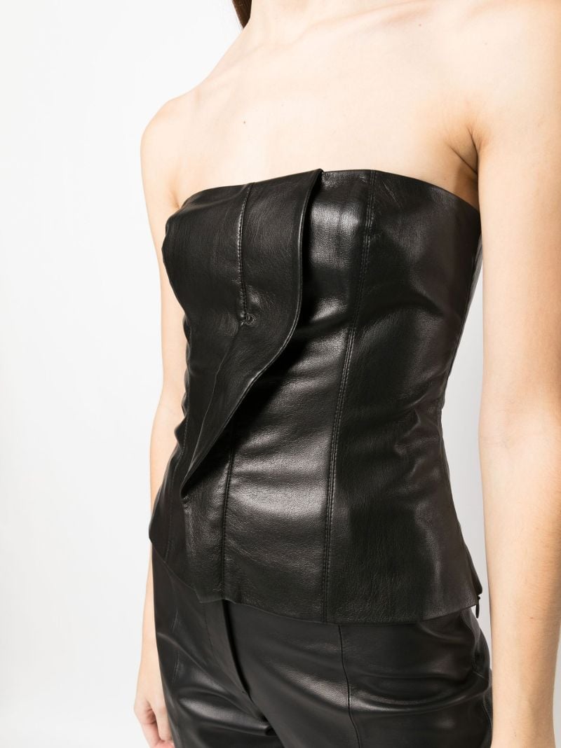 Kya Vegan Leather Top