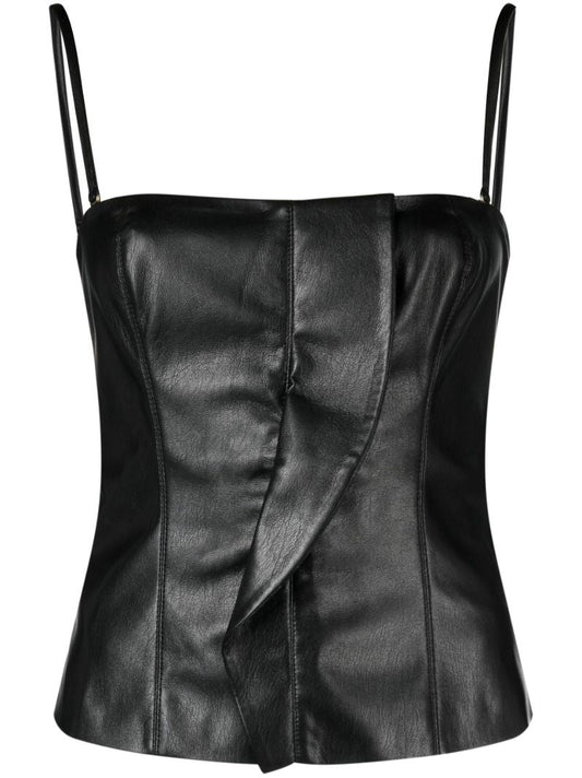 Kya Vegan Leather Top