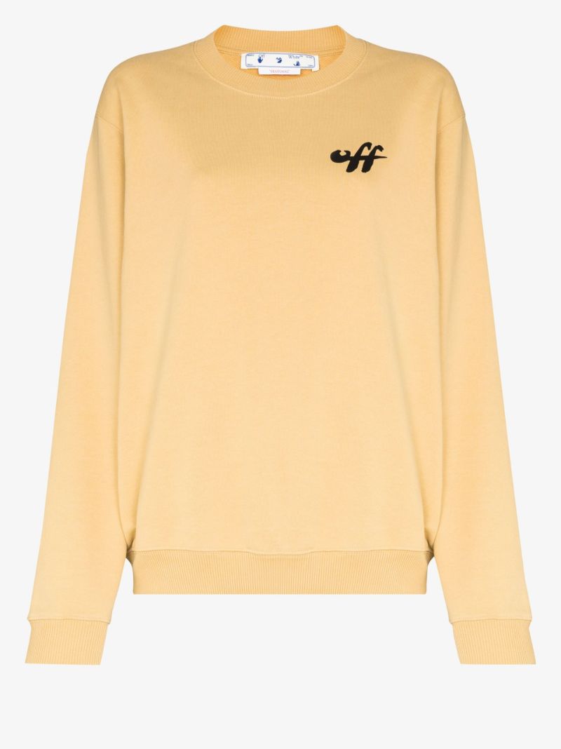 Zebra Print Logo Sweatshirt