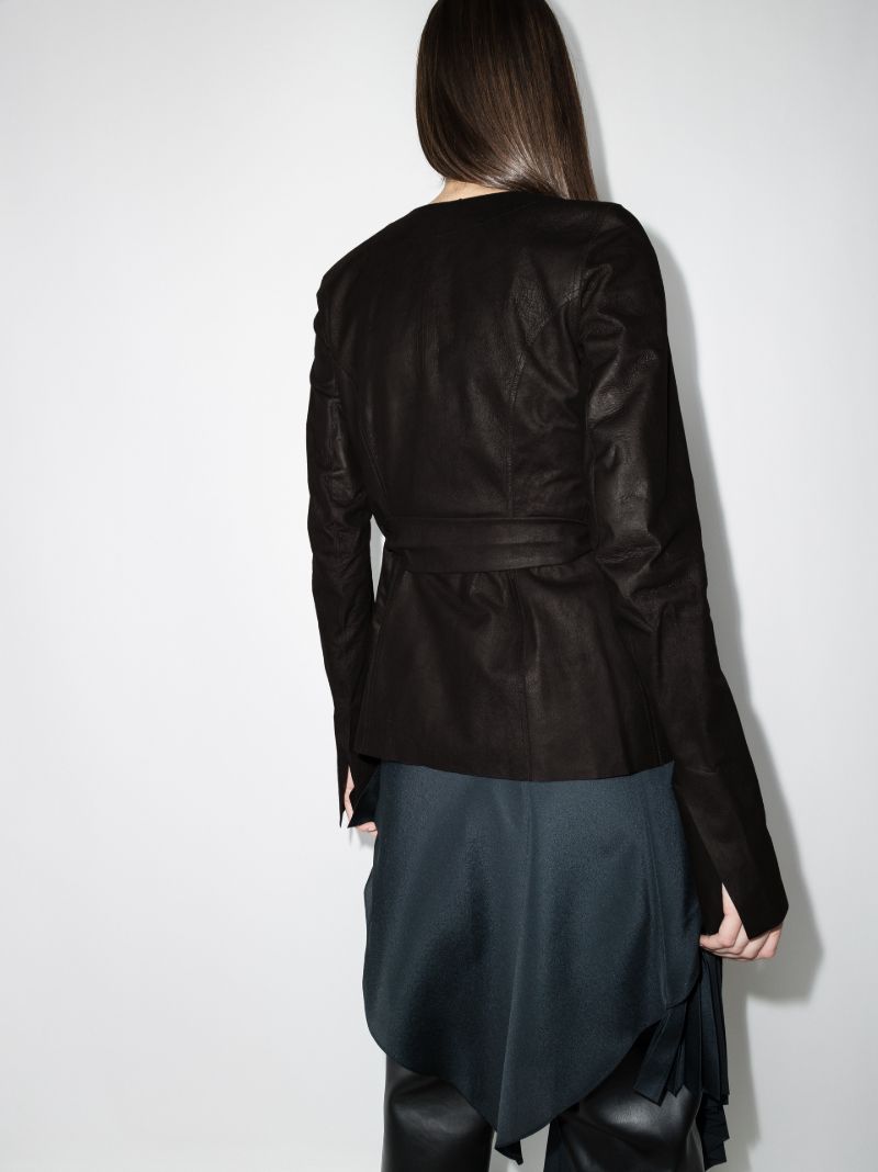 Leather Wrap Jacket
